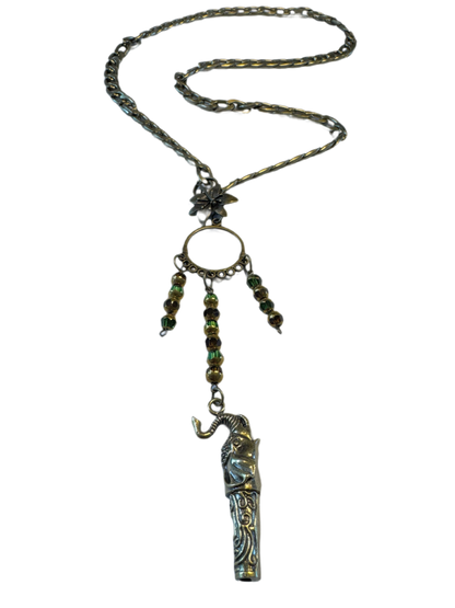 Ripples of YELLOWSTONE—"Elephant Whistle"  Necklace