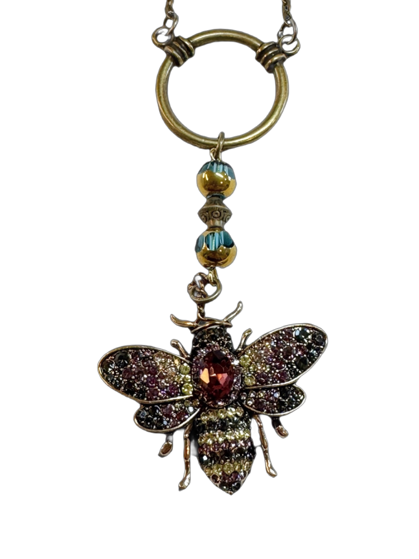 Ripples of YELLOWSTONE—"BEE Jeweled" Necklace