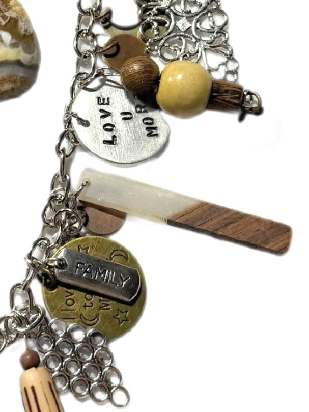 Momma Necklace (Double Heart