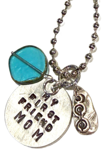 Momma Necklace (Mom, My First Friend)