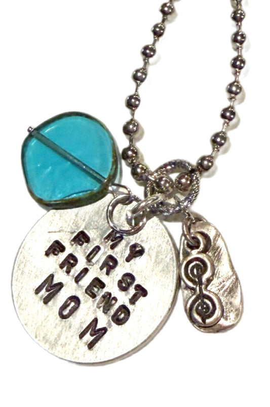 Momma Necklace (Mom, My First Friend)