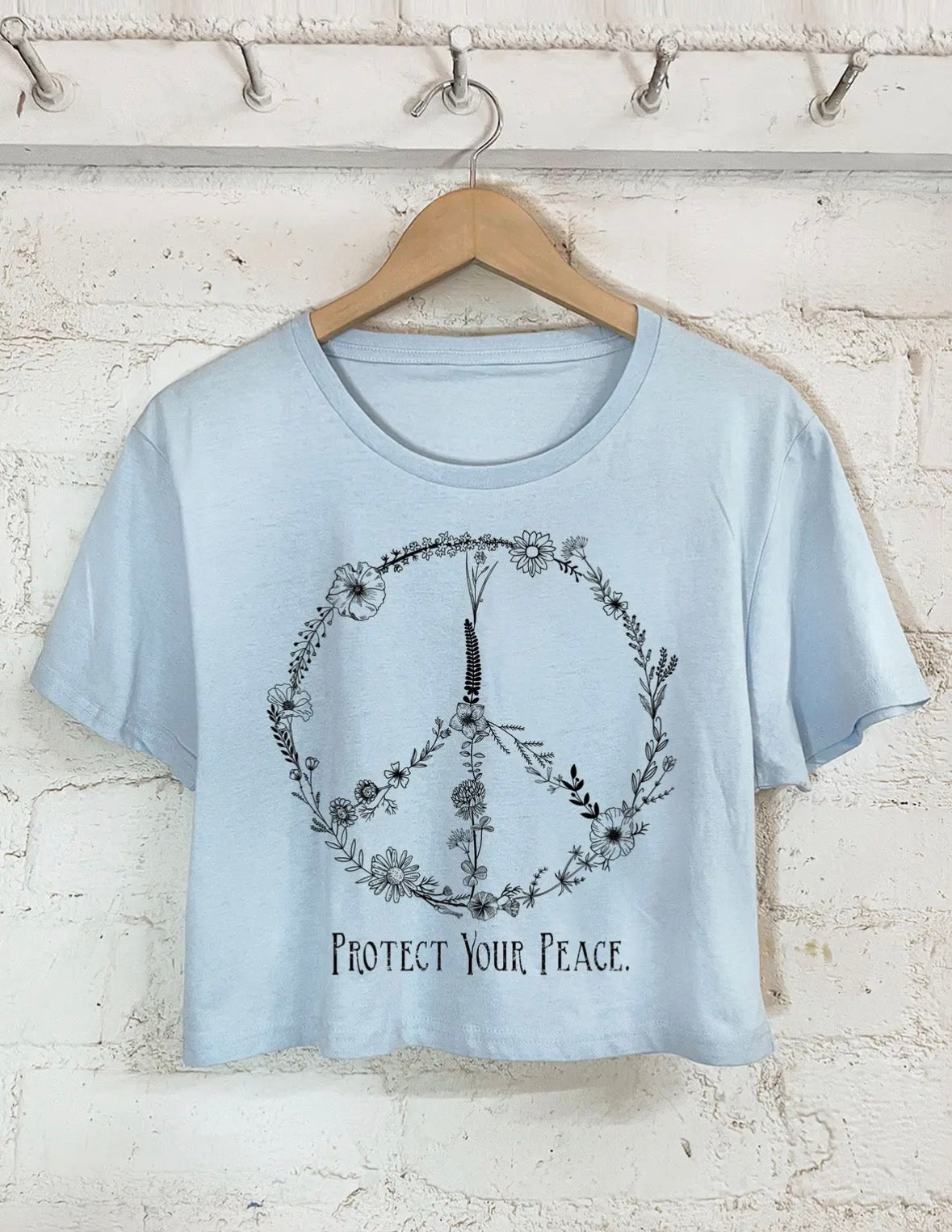 PEACE FLORAL T-Shirt