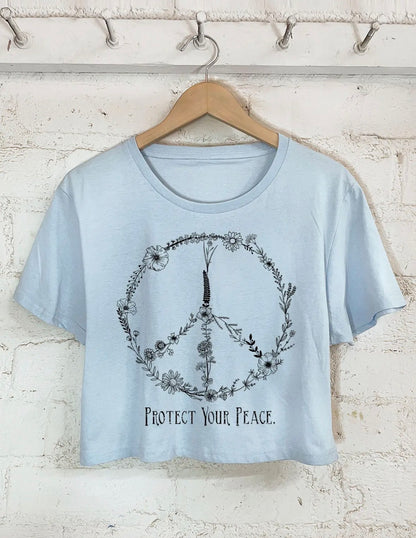 PEACE FLORAL T-Shirt