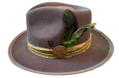 The 406 Mad Hattie, Meet "Annie Hall".  Felt, Fedora, Gray