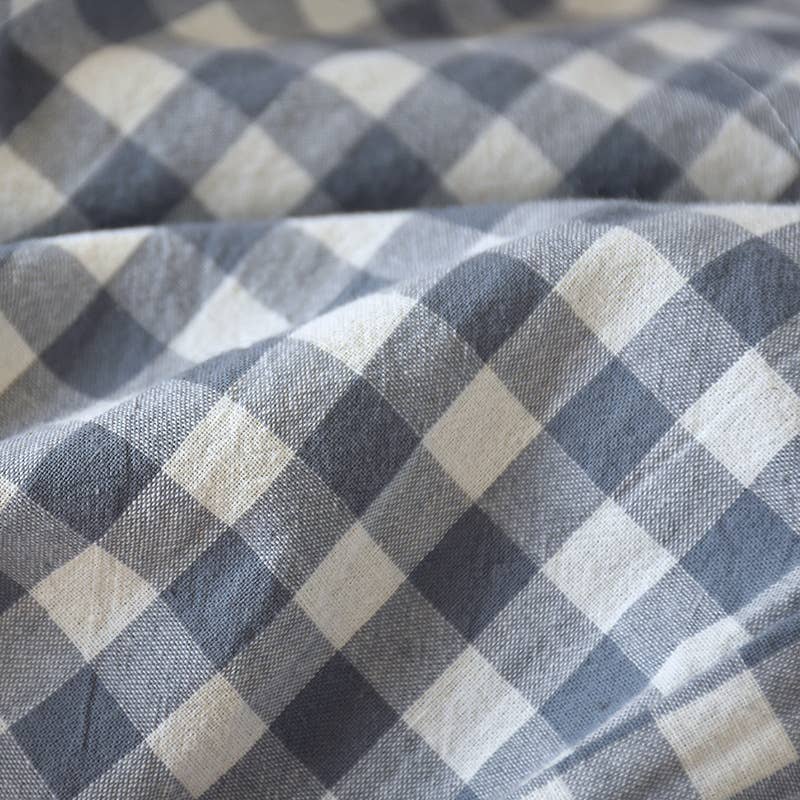 Soft cozy easy Gingham short cotton daily lounge short