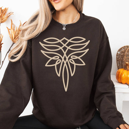 Montana Western Vibe: Boot Stitch Sweatshirt (Gray)
