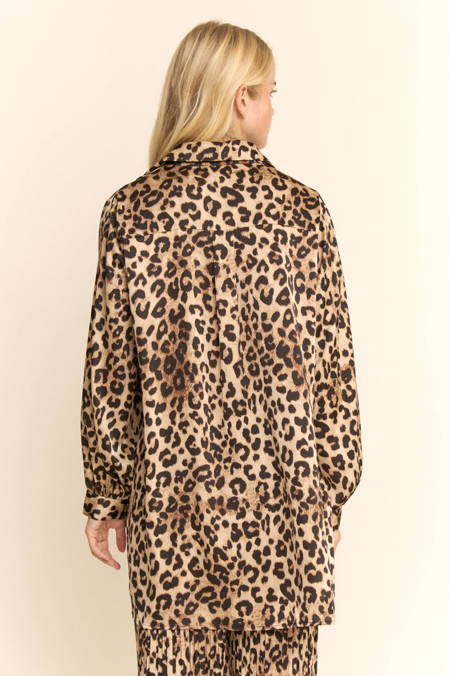 FREE SPIRIT DREAMER Series: LONG-SLEEVEM BLOUSE WIDE LEG PLEATED PANTS