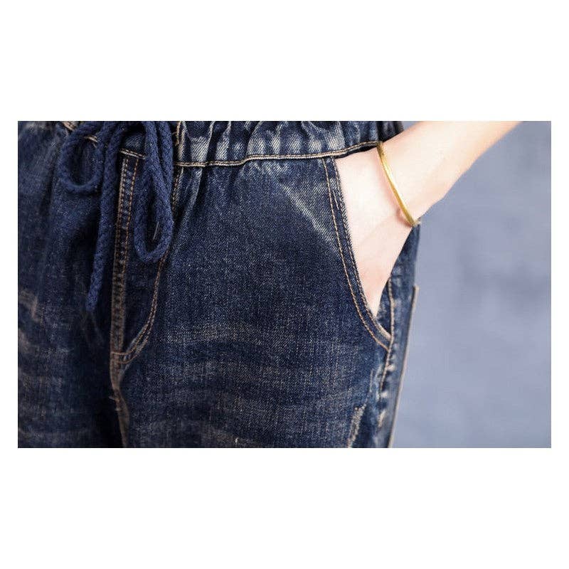 Retro Embroidery Patchwork Jeans: FREE SPIRIT DREAMER Series: Boho & Free-People loving styles.