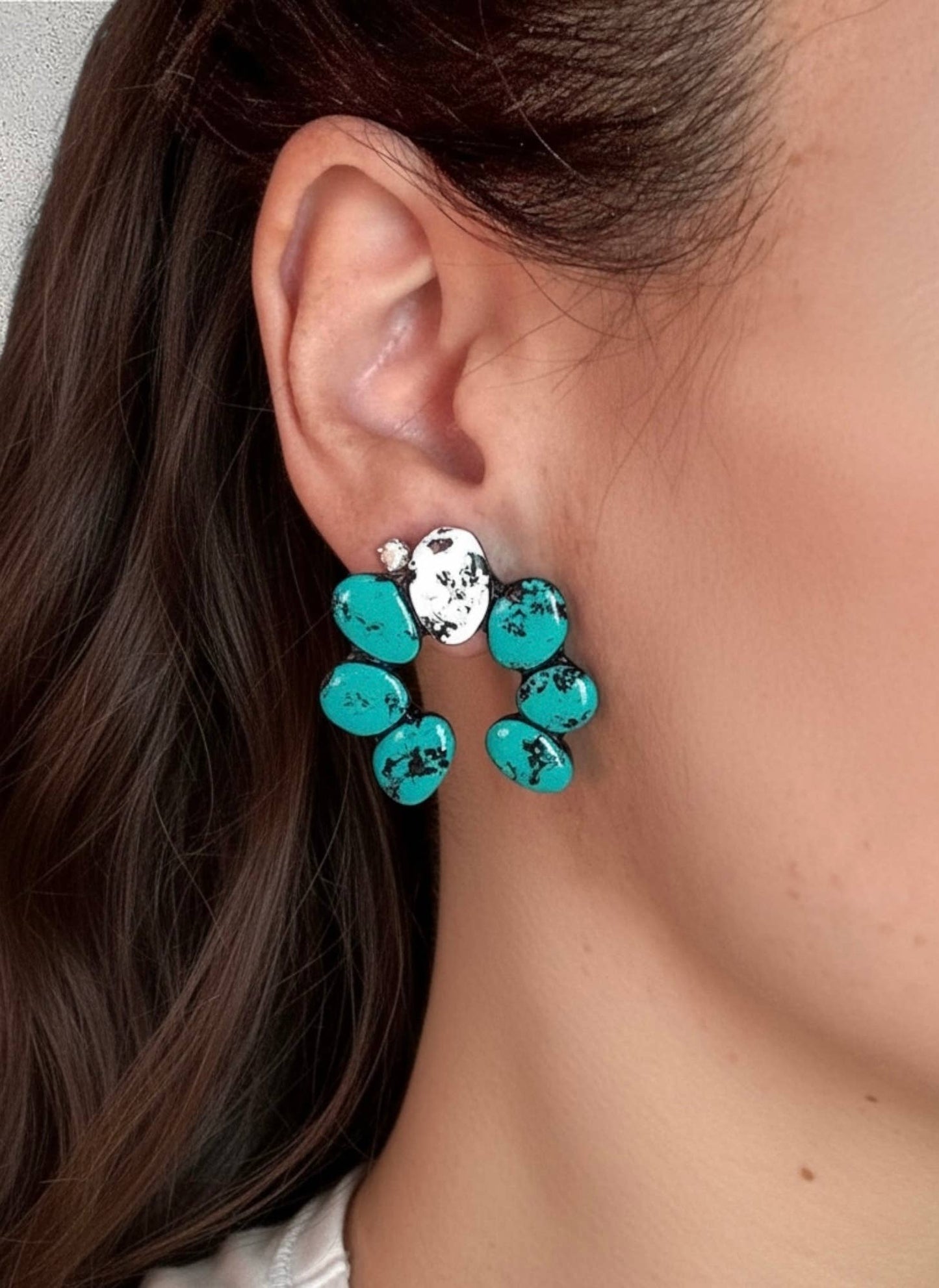 Western Turquoise Earrings
