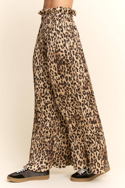 FREE SPIRIT DREAMER Series: LONG-SLEEVEM BLOUSE WIDE LEG PLEATED PANTS