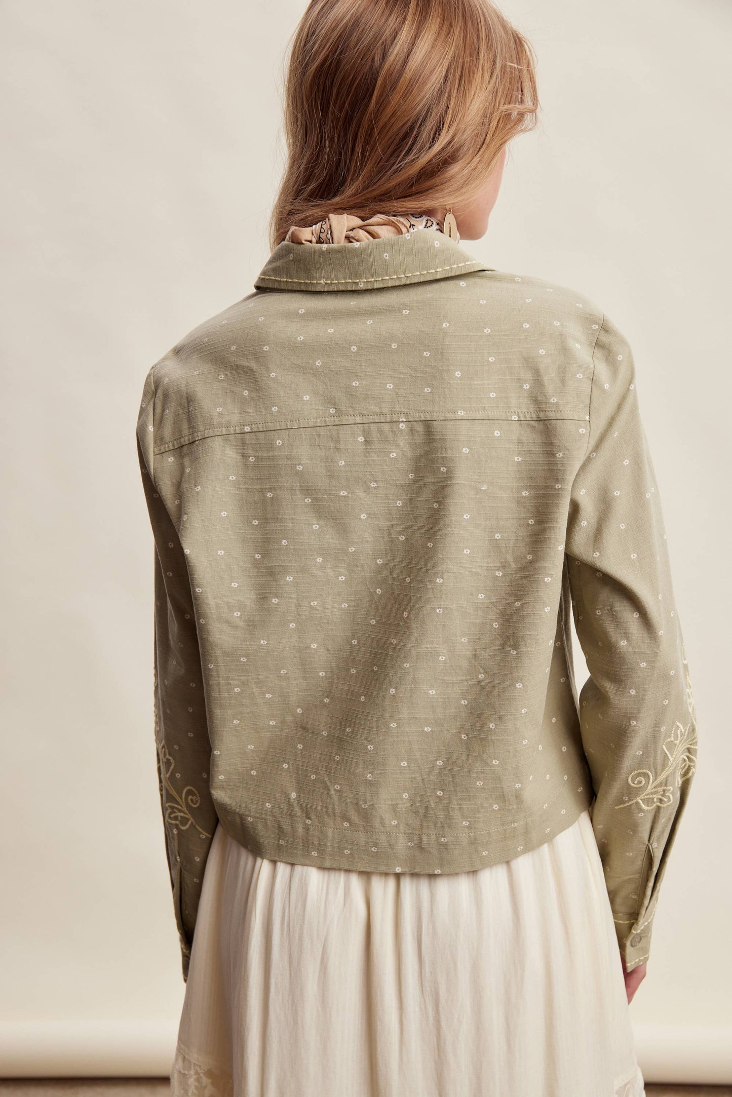 Embroidered Western Cotton Shirt
