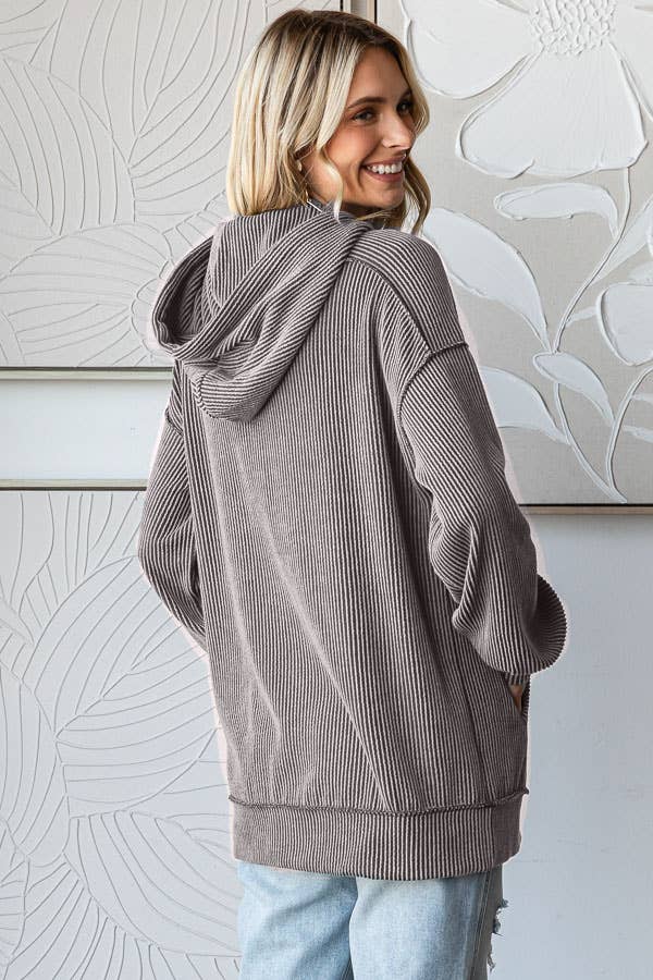 COMFY Series: Solid Rib Hoodie
