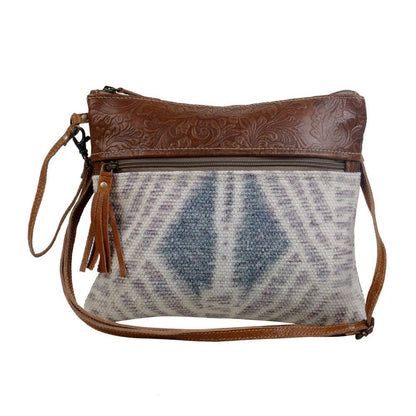 Woven/Leather, Pastel Small & Crossbody Bag—Montana Boho Western Spirit Fashion: