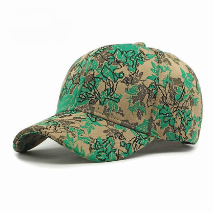 Art Abstract Floral Print Baseball Cap
