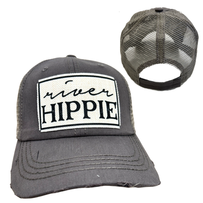 RIVER HIPPIE | UNISEX HAT | DISTRESSED: Montana Boho Western Spirit Accessories