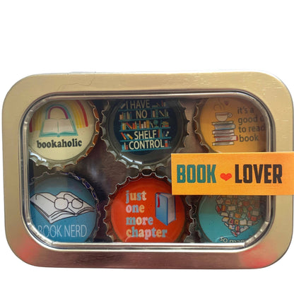 Book Lover Magnets - Handmade & Eco-friendly