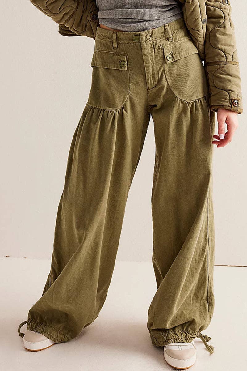 Montana Boho Fahsion: Elastic-Cuff Straight Denim Jeans