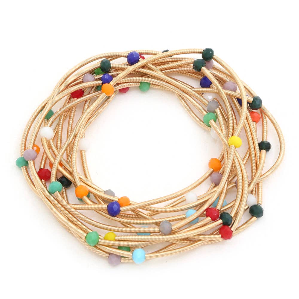 Rocky Mountain Spirit Jewelry: BEADED WIRE BRACELET