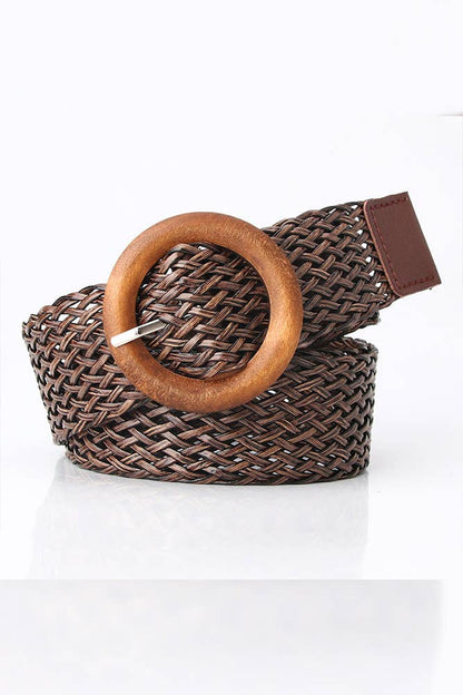 Brown Woven Belt