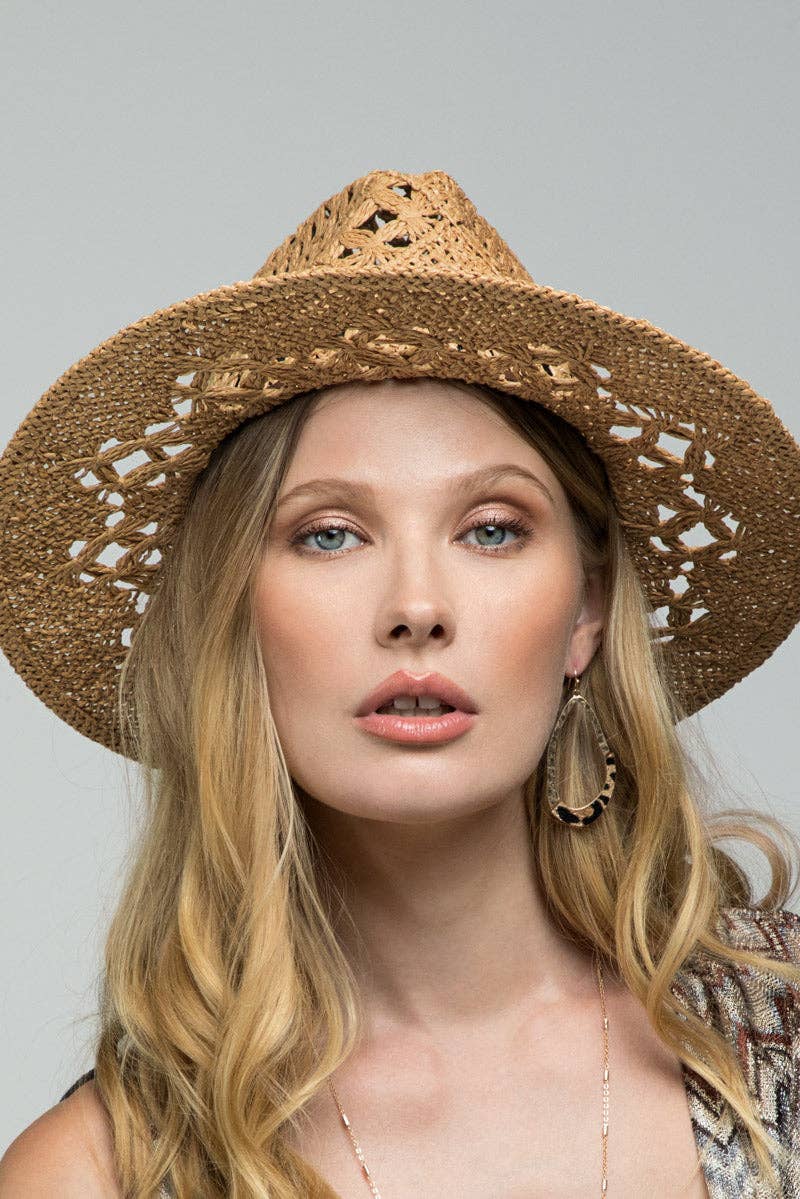 Open-Weave Panama Hat: Montana Boho Western Spirit Accessories
