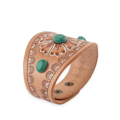Jasmine's Bloom Cuff Bracelet: Montana Boho Western Spirit Jewelry: