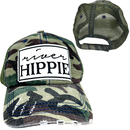RIVER HIPPIE | UNISEX HAT | DISTRESSED: Montana Boho Western Spirit Accessories