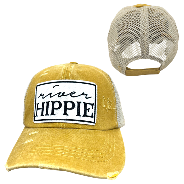 RIVER HIPPIE | UNISEX HAT | DISTRESSED: Montana Boho Western Spirit Accessories