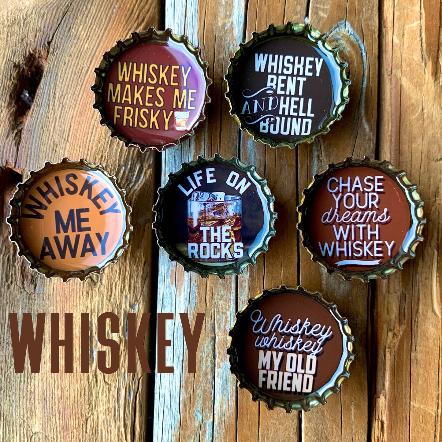 Whiskey Bent Magnets - Handmade & Eco-friendly