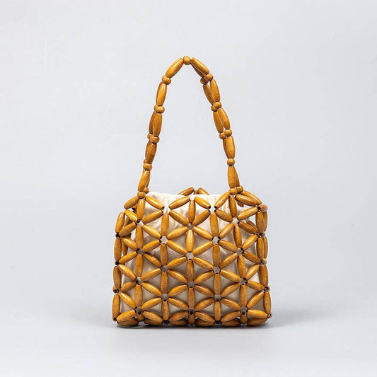 Wooden Bead Woven Handbags: FREE SPIRIT DREAMER Series: Boho &amp; Free-People loving styles