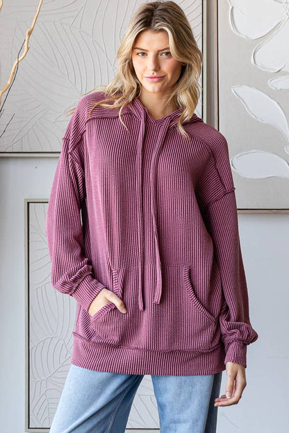 COMFY Series: Solid Rib Hoodie