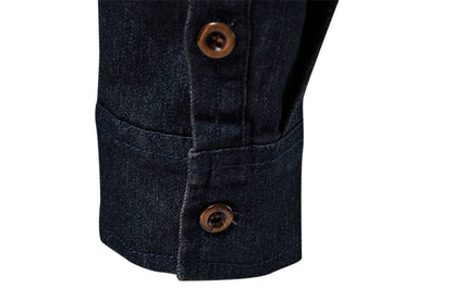 Boyfriend Western vintage relaxed fit denim shirt