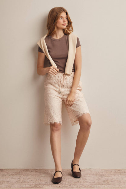 Simply Irresistible, Be the showstopper: Lace Bermuda Shorts