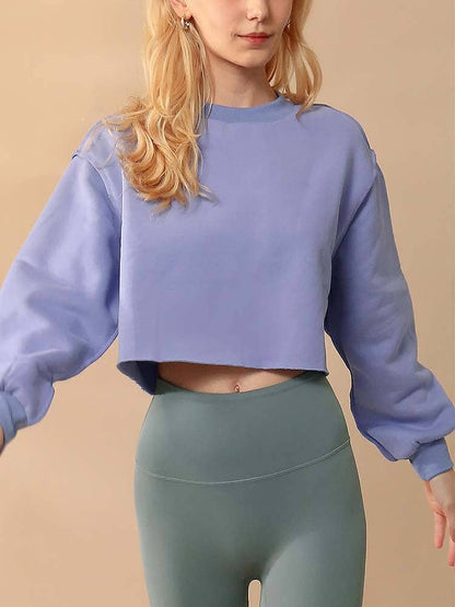 Butter SOFT: Cropped Sweatshirt (Long Sleeve)