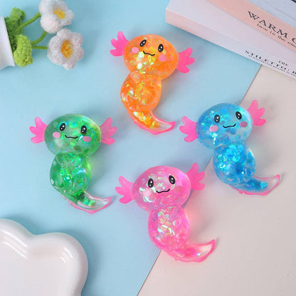 Sequin Salamander Squishy Sensory Toy