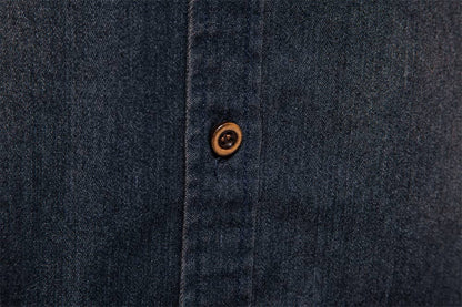 Boyfriend Western vintage relaxed fit denim shirt