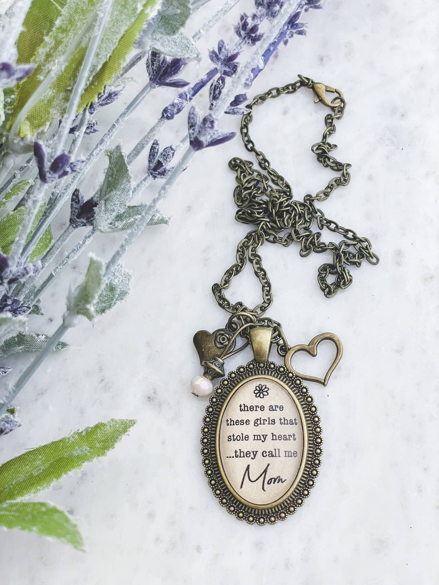 These girls stole my heart necklace
