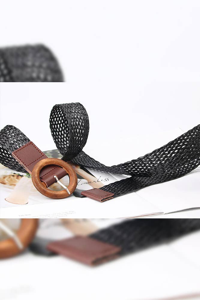 Brown Woven Belt