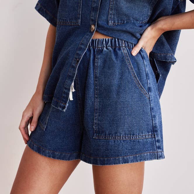 Boho Retro SHORTS DENIM: FREE SPIRIT DREAMER Series