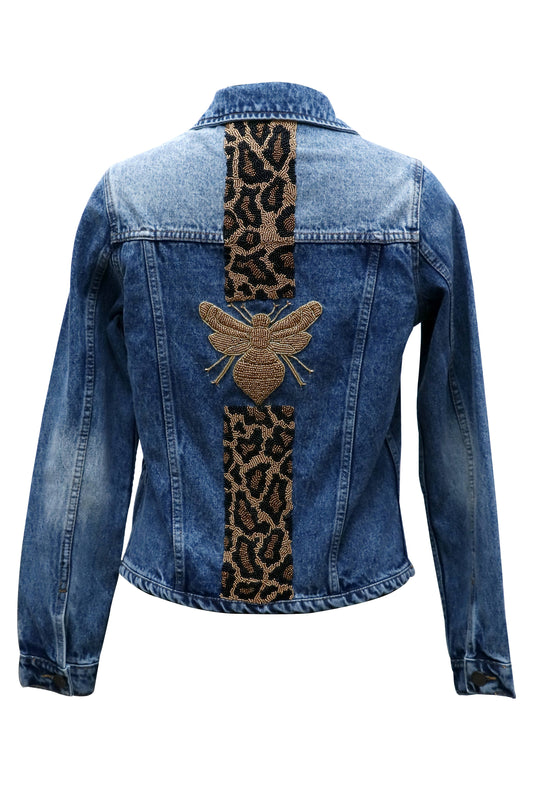 New Leopard Stripes  5016 - Gold/Black/Gold/Bronze/Gol
