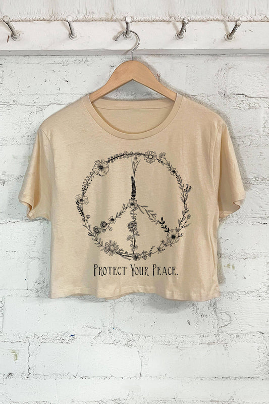 PEACE FLORAL T-Shirt