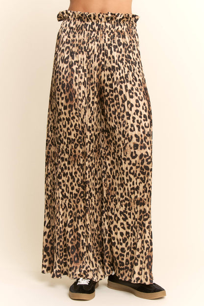 FREE SPIRIT DREAMER Series: LONG-SLEEVEM BLOUSE WIDE LEG PLEATED PANTS