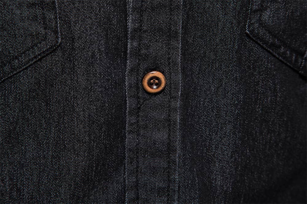 Boyfriend Western vintage relaxed fit denim shirt