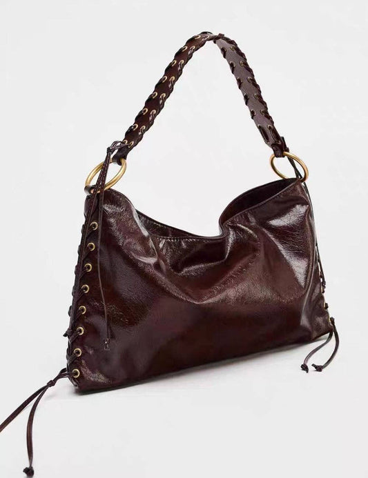 Yummy: Vinatge Studded Punk Style Underarm Shouder Bag