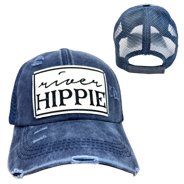 RIVER HIPPIE | UNISEX HAT | DISTRESSED: Montana Boho Western Spirit Accessories