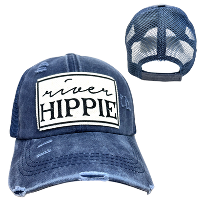 RIVER HIPPIE | UNISEX HAT | DISTRESSED: Montana Boho Western Spirit Accessories