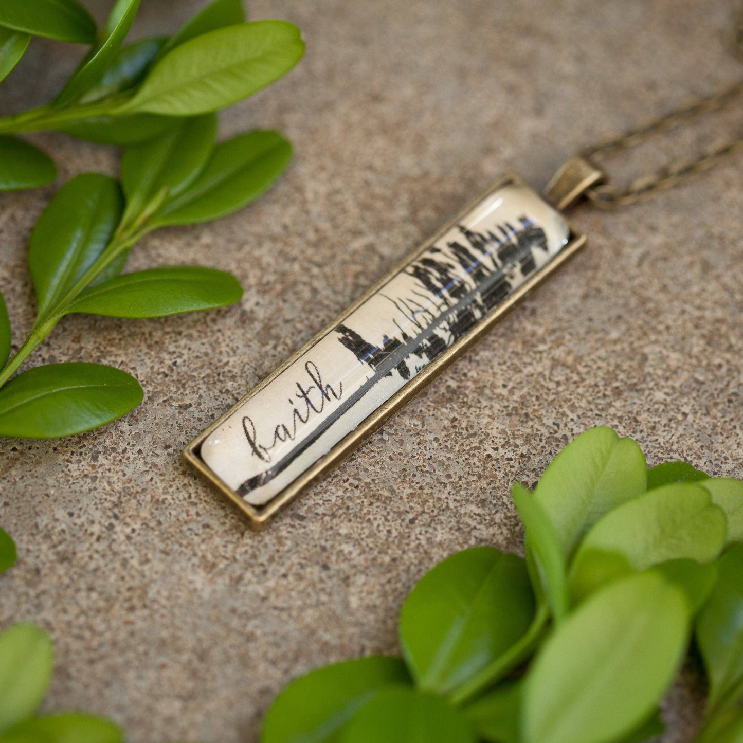 Faith Tree necklace Inspirational Jewelry for Christians—Montana Boho Western Spirit Jewelry: