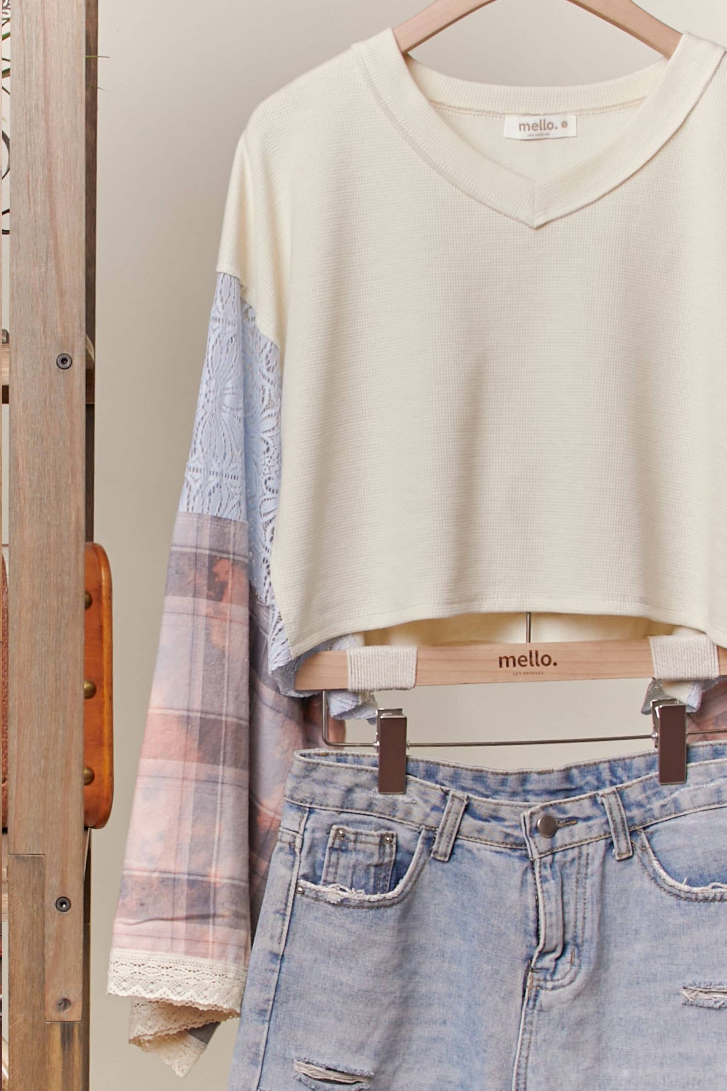 Montana BOHO Vibe: Peace Sign Patchwork Top