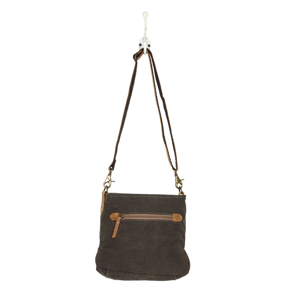 Azure Printed Shoulder Bag—Montana Boho Western Spirit Fashion