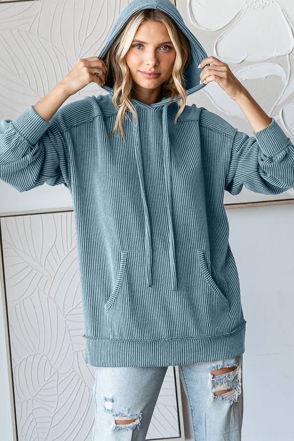 COMFY Series: Solid Rib Hoodie