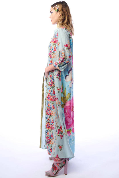 Annabella Beauty Maxi Duster gBlue | Duster Dress | Boho Dress